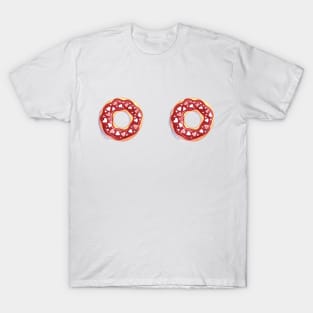 heart sprinkle donuts T-Shirt